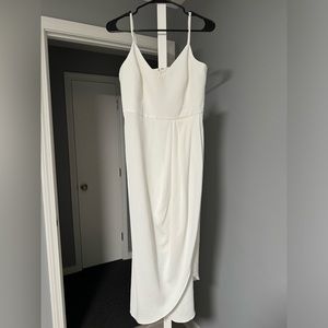 Lulus Midi Wrap Cocktail Dress